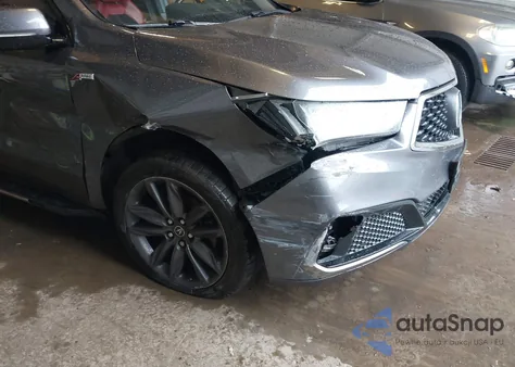 2019 Acura Mdx Tech A-Spec Pkgs из США, поврежденный, VIN 5J8YD4H0XKL025557